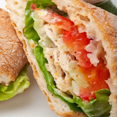 Grilled chicken breast sandwich