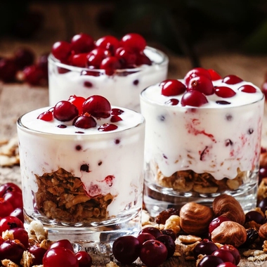 Muesli with cranberries