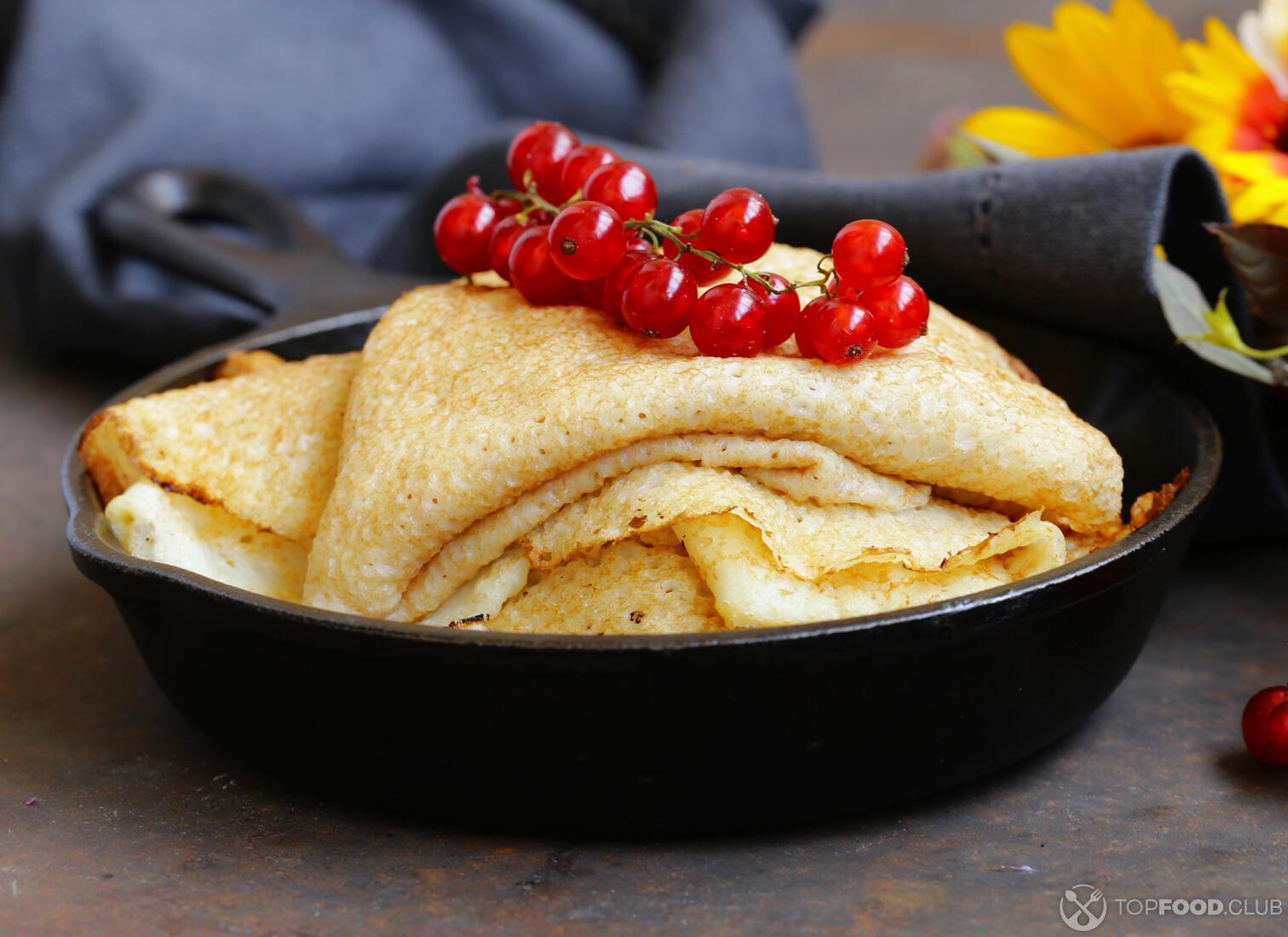 Recipe: Perfect thin pancakes with bread flour step by step recipe with  photos on 