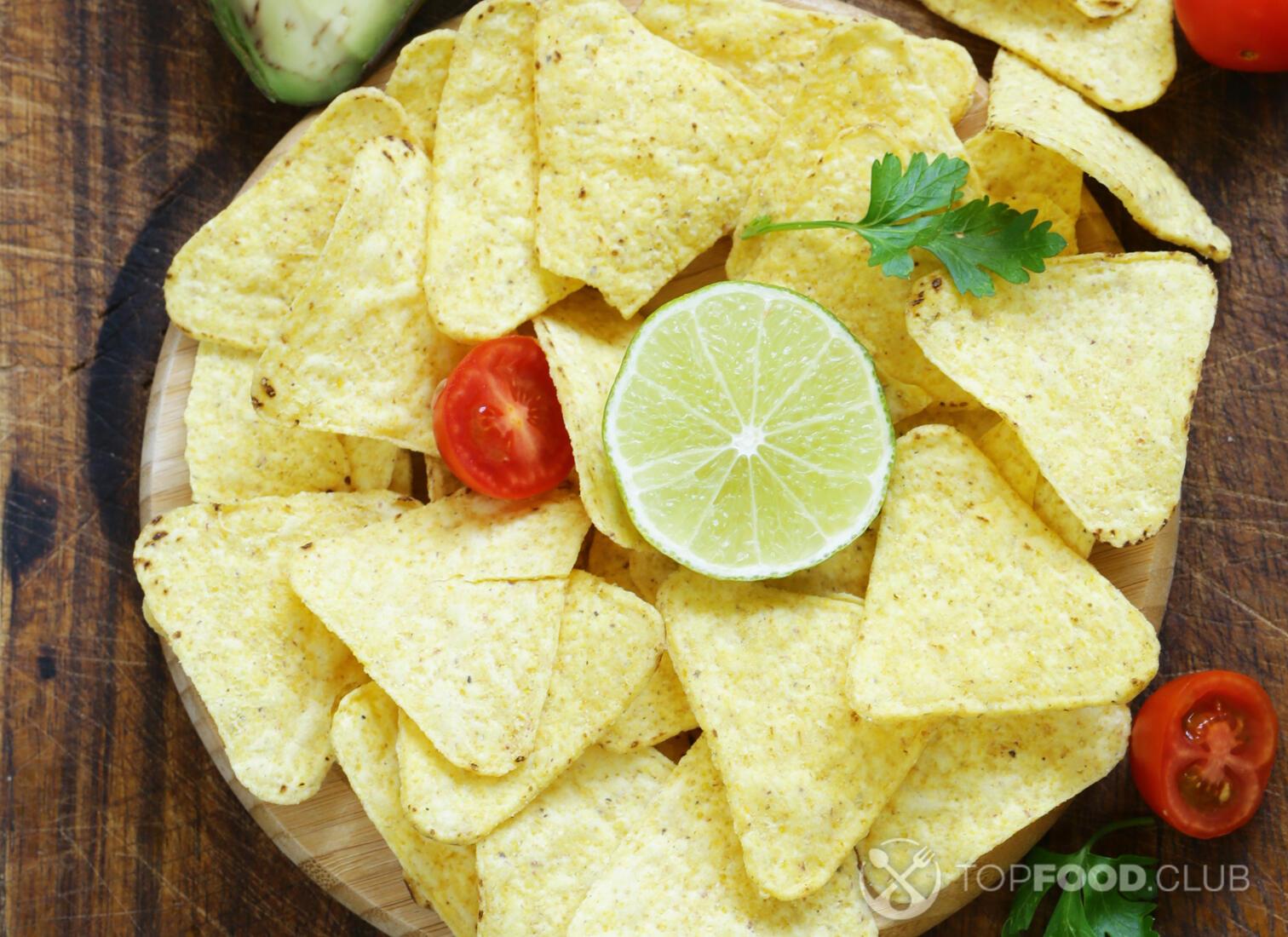 Homemade tortilla chips