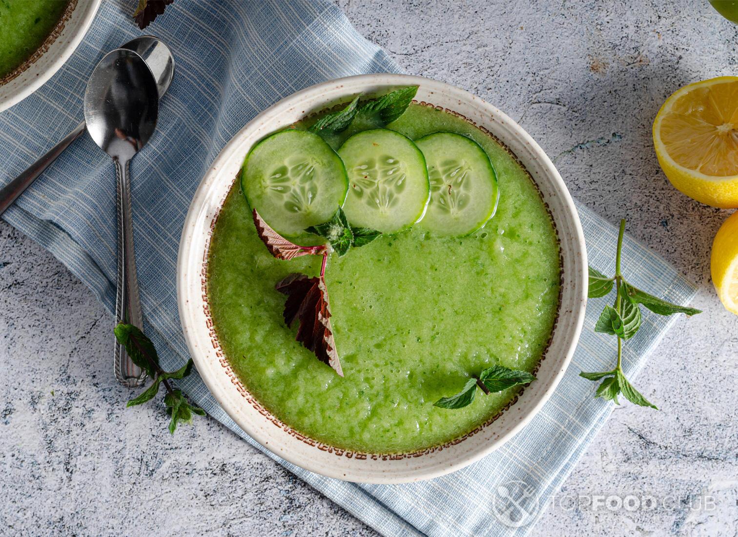 Cucumber And Coconut Gazpacho