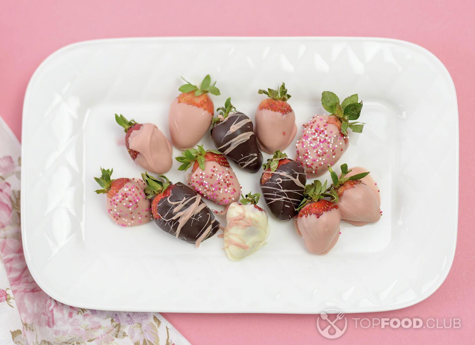 Valentines chocolate covered strawberries