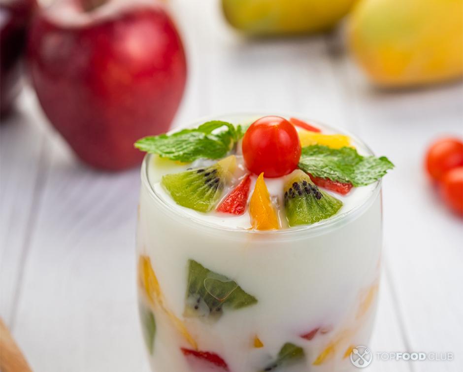 Mojito Yoghurt Fruit Salad