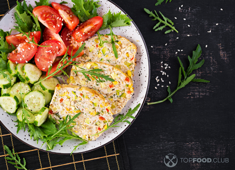 Chicken Meatloaf with Corn