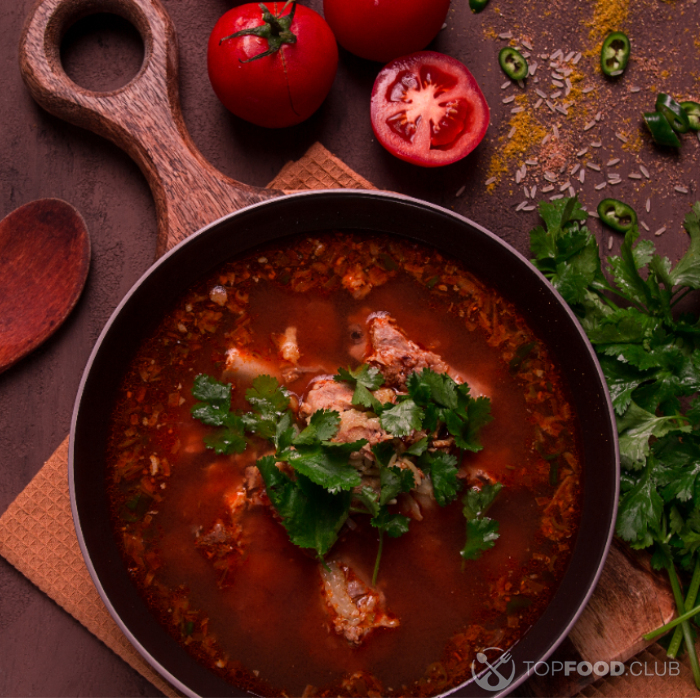 Классический суп харчо из свинины с рисом – пошаговый рецепт приготовления с фото
