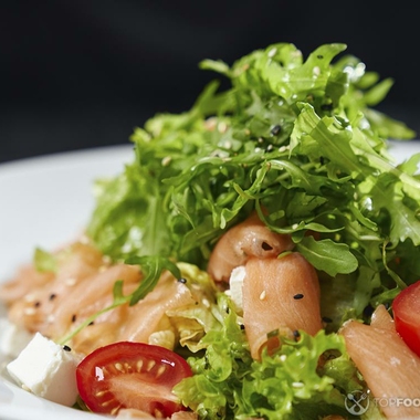 Салат «Фреш» с лососем – пошаговый рецепт приготовления с фото