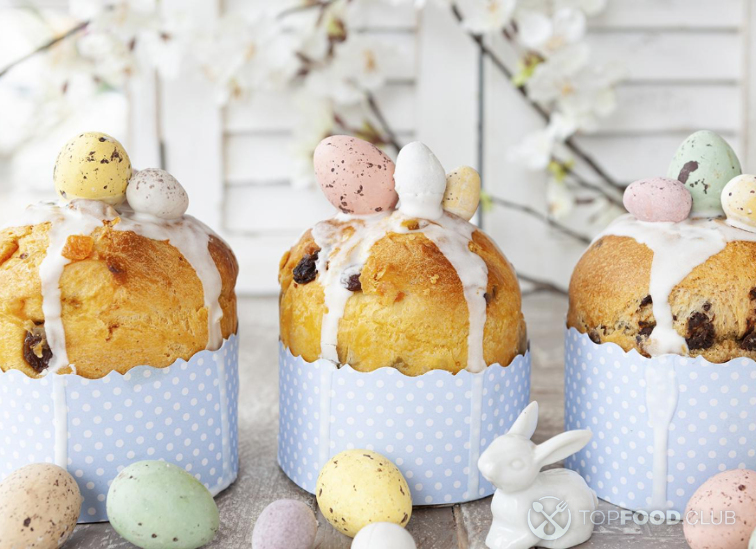 Пасхальный кулич на молоке