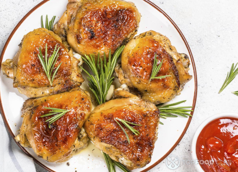 Куриные окорочка с миндалем