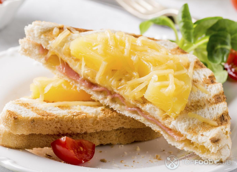 Бутерброды с ананасом, ветчиной и сыром — рецепт с фото пошагово