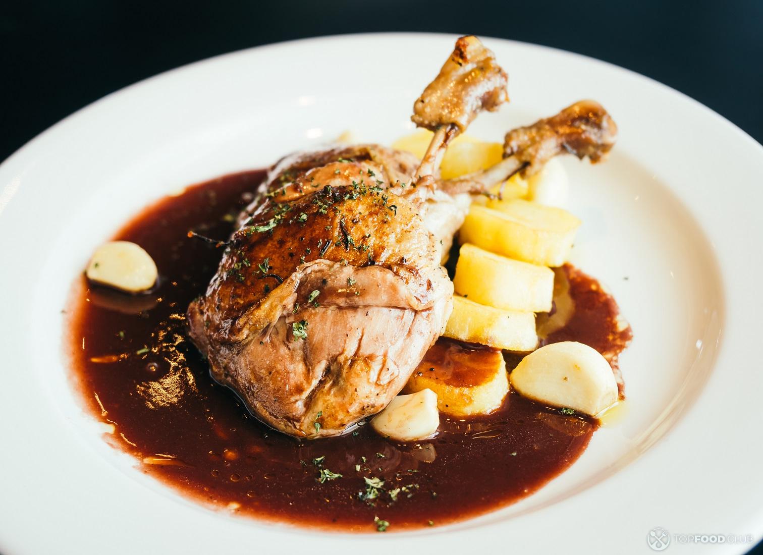 Курица с красным соусом