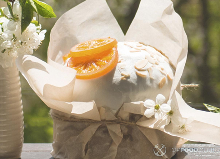 Пасхальный мандариновый кулич в хлебопечке