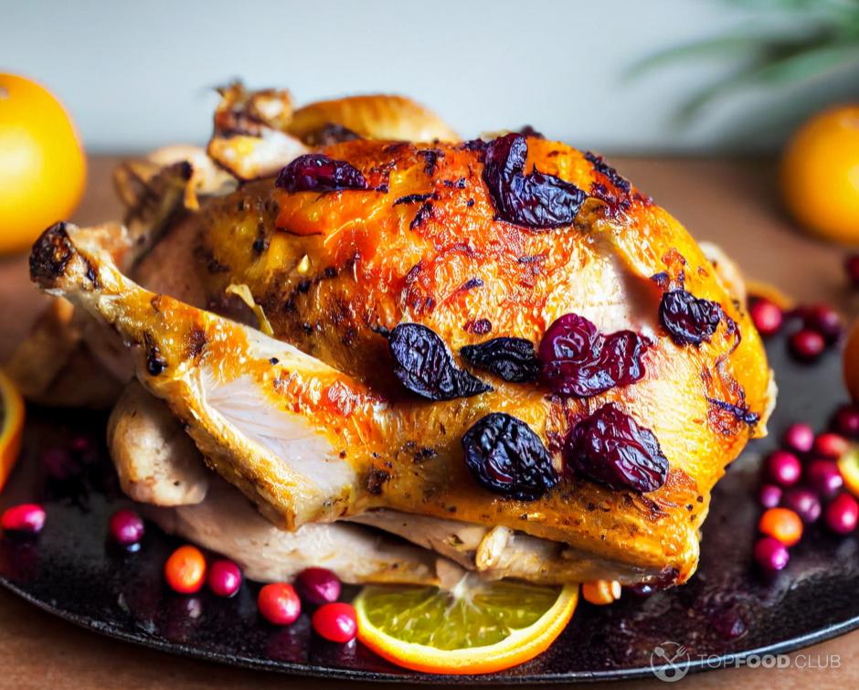 Праздничный цыпленок, фаршированный рисом и айвой – пошаговый рецепт приготовления с фото