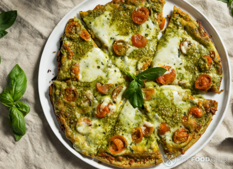 Пицца с песто