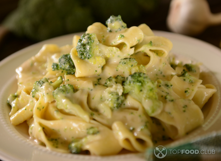 Паста Четыре сыра с брокколи