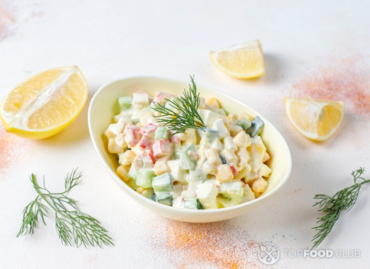 ПП крабовый салат