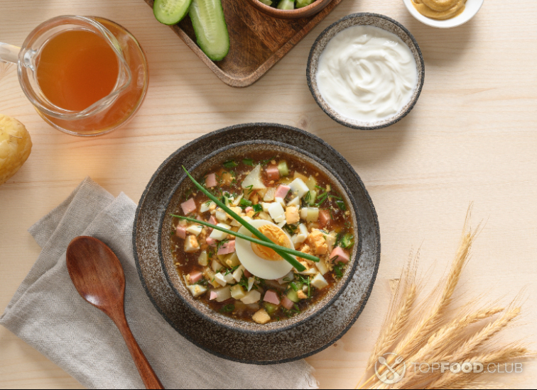 Окрошка на квасе