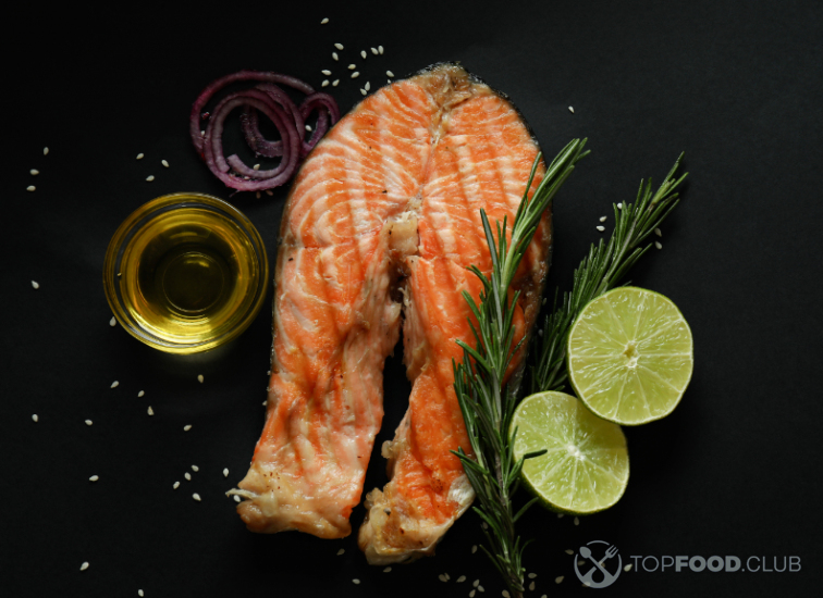 Вкусный Рецепт: Красная рыба запеченная в духовке с лимоном