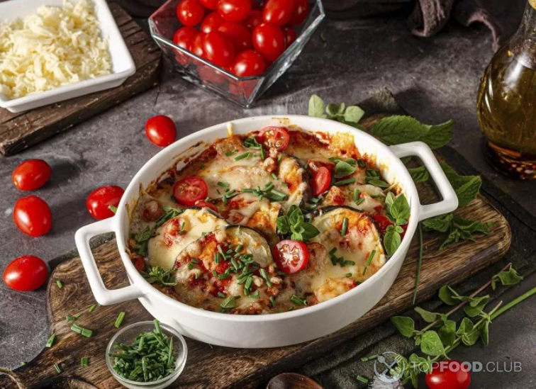 Баклажаны под сырной шапочкой