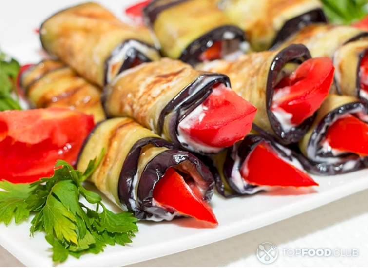 Рецепты рулетов из баклажанов вкусные