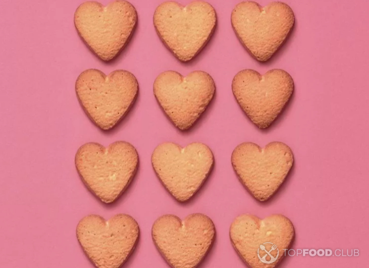 Песочное печенье на 14 февраля