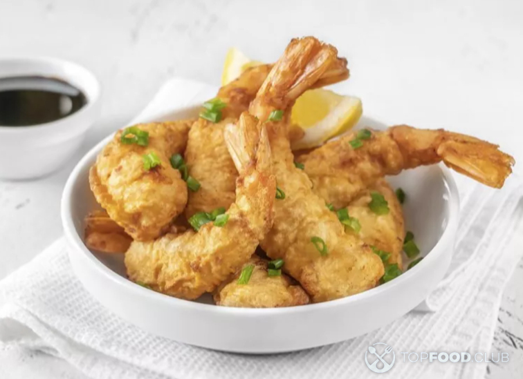 Креветки в кляре