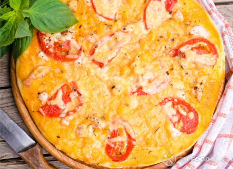 Пицца с морепродуктами по-корейски