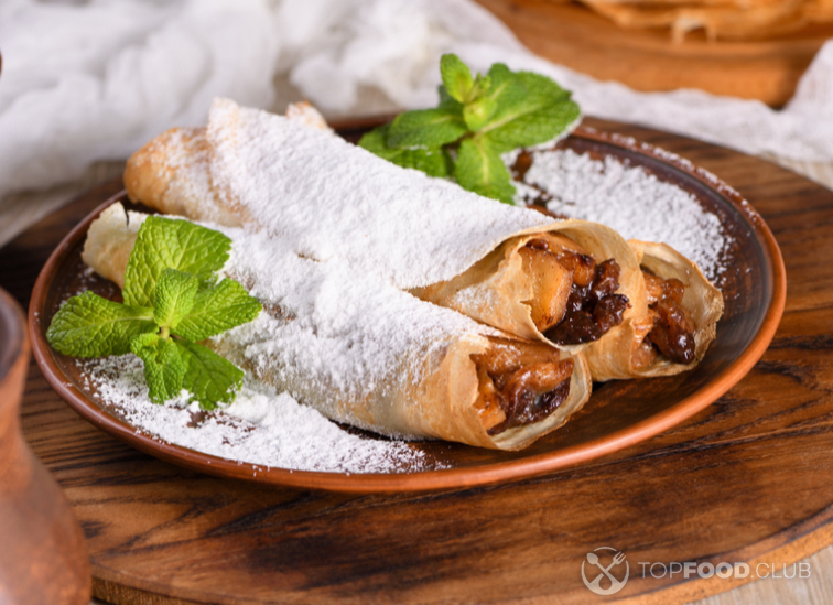 Блины с яблоками