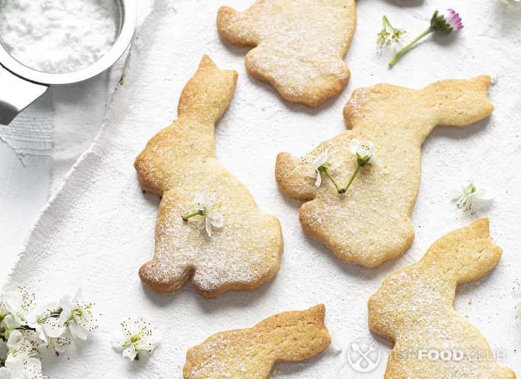 Пасхальное печенье в виде кролика