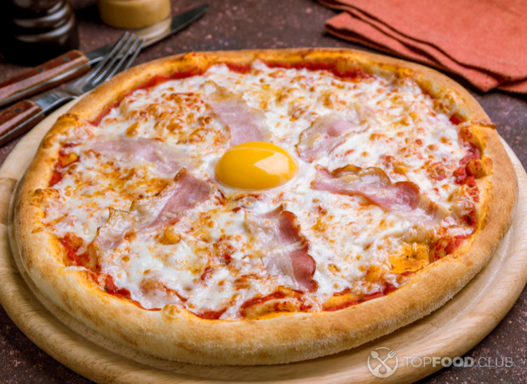 Быстрая пицца Карбонара