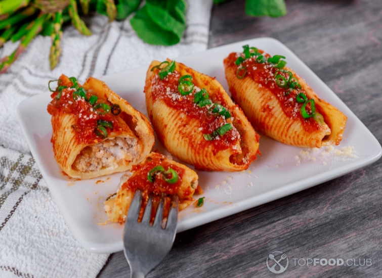 Паста – фаршированные рожки