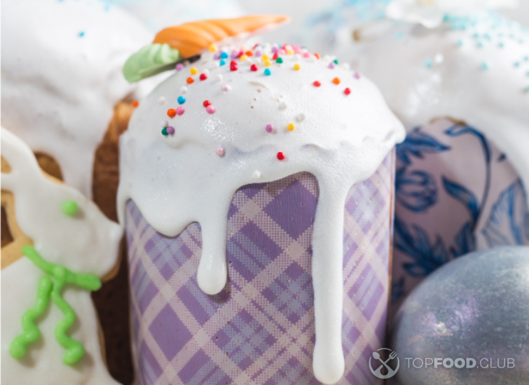 Сахарная глазурь с желатином для куличей