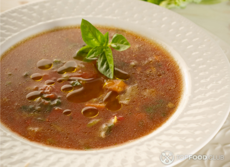 Томатный рыбный суп