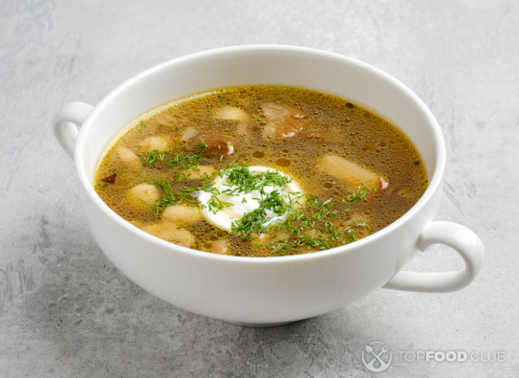 Суп из рыбных консервов с рисом