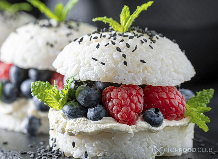 Десерт из риса и рикотты