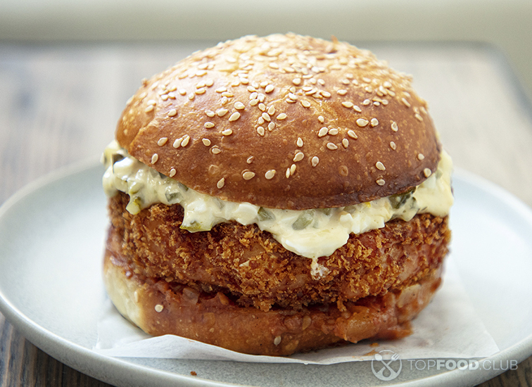 Домашний бургер филе-о-фиш