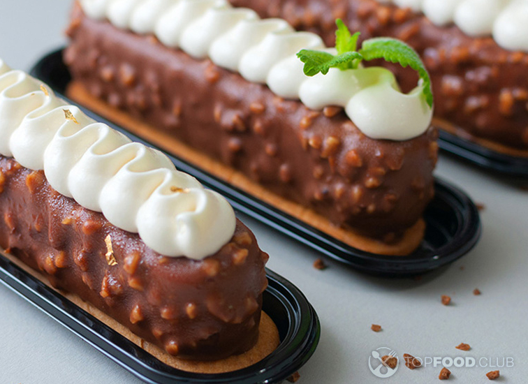 Эклеры сникерс