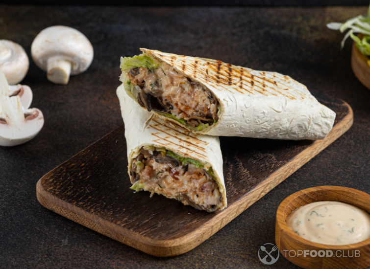 Шаурма с грибами