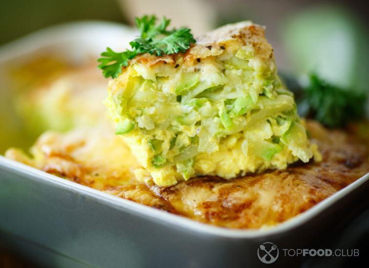 Кабачковая запеканка с сыром